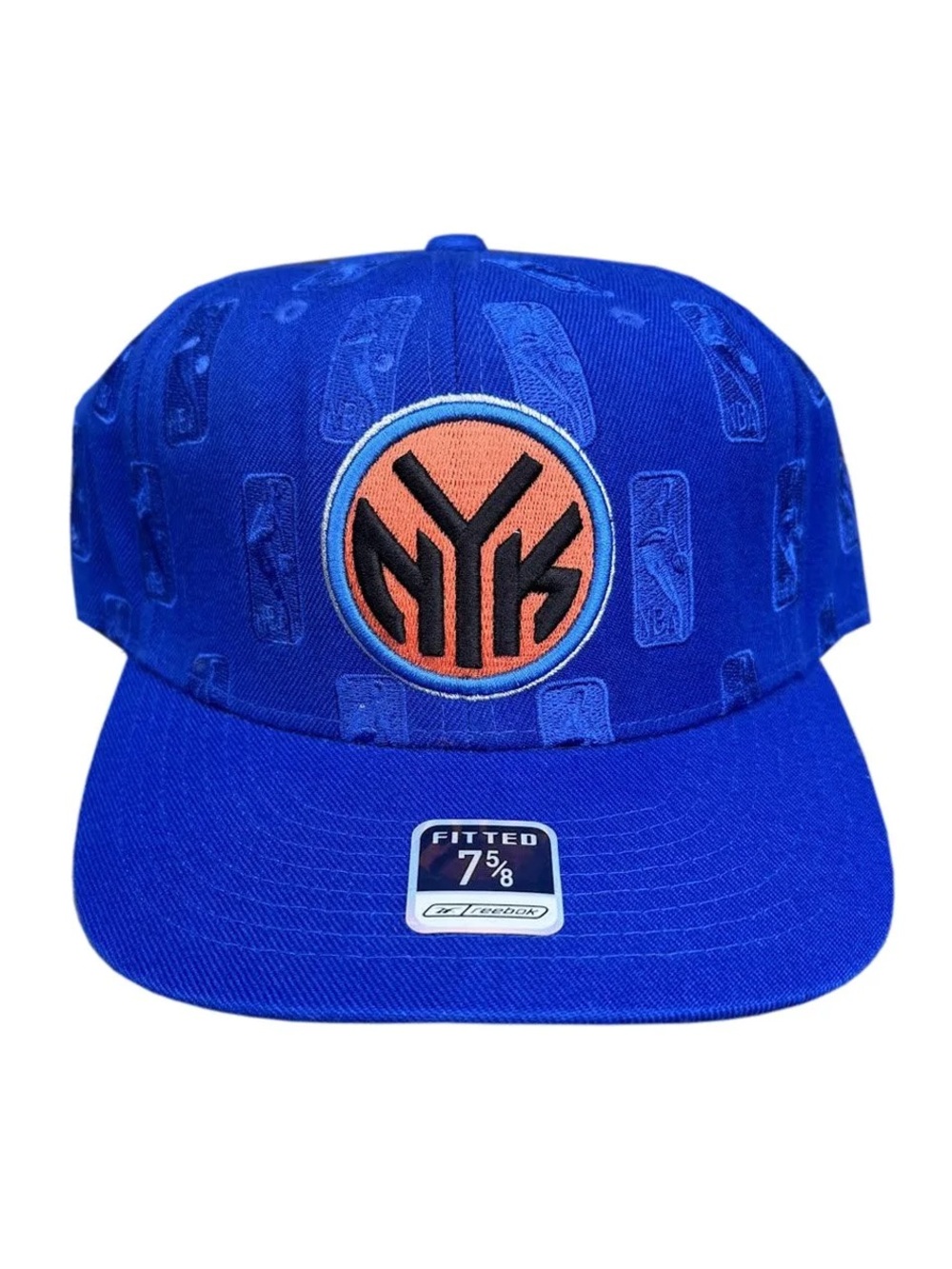 Vintage Reebok New York Knicks NBA Logo Fitted Hat (Size 7 5/8)